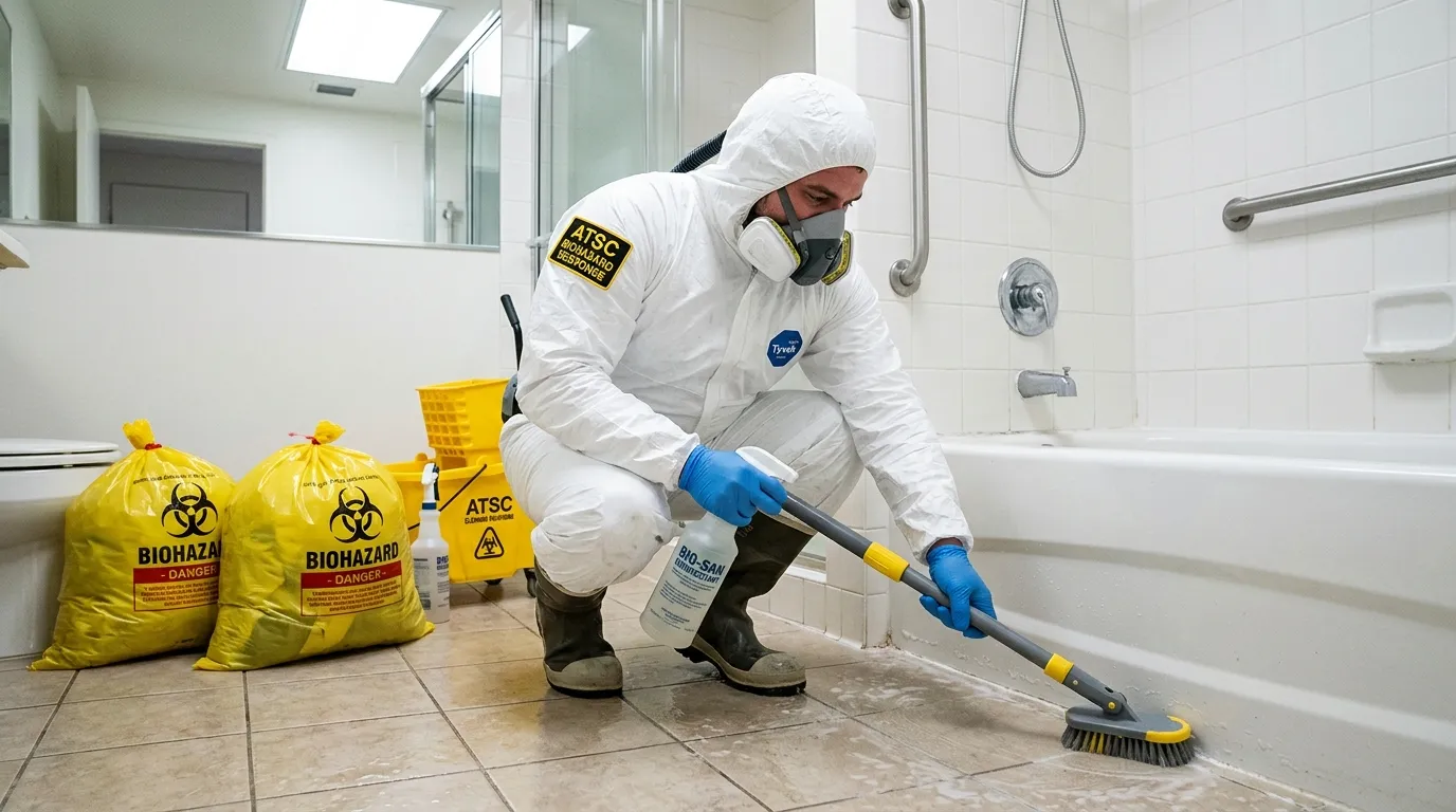Decontamination equipment deployed for Blood Cleanup in South Euclid